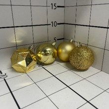 Шар пластик, желтый 6см