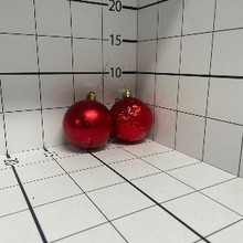 Шар красный, 8см