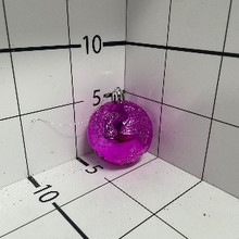 Шар розовый 6см